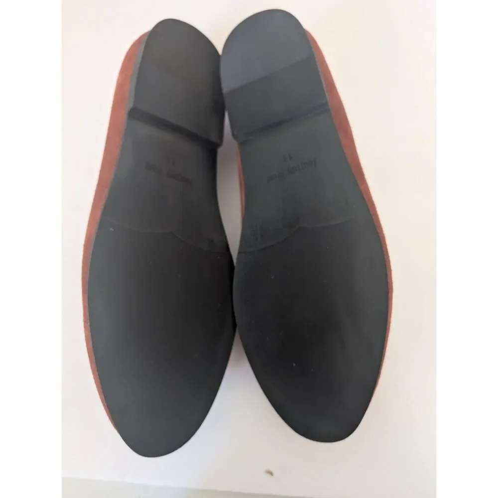 Journey West Men's Vintage Loafers Brown Size M11 - Picture 6 of 8